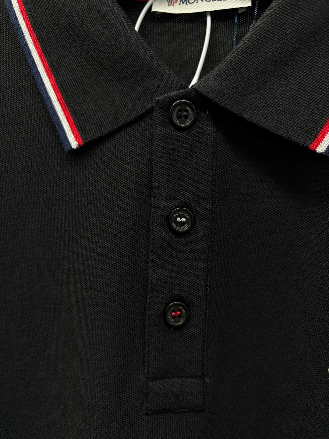MONCLER New Arrival Polo Same Style 260 ， Factory New Arrival Versatile : Black White Royal Blue Gray Size：S-XXL